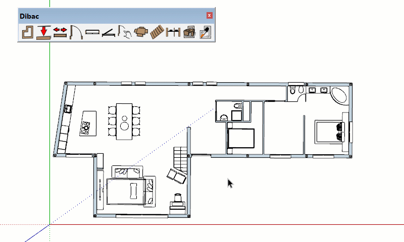 Home Dibac Family, How To Draw Floor Plans In Sketchup Free
